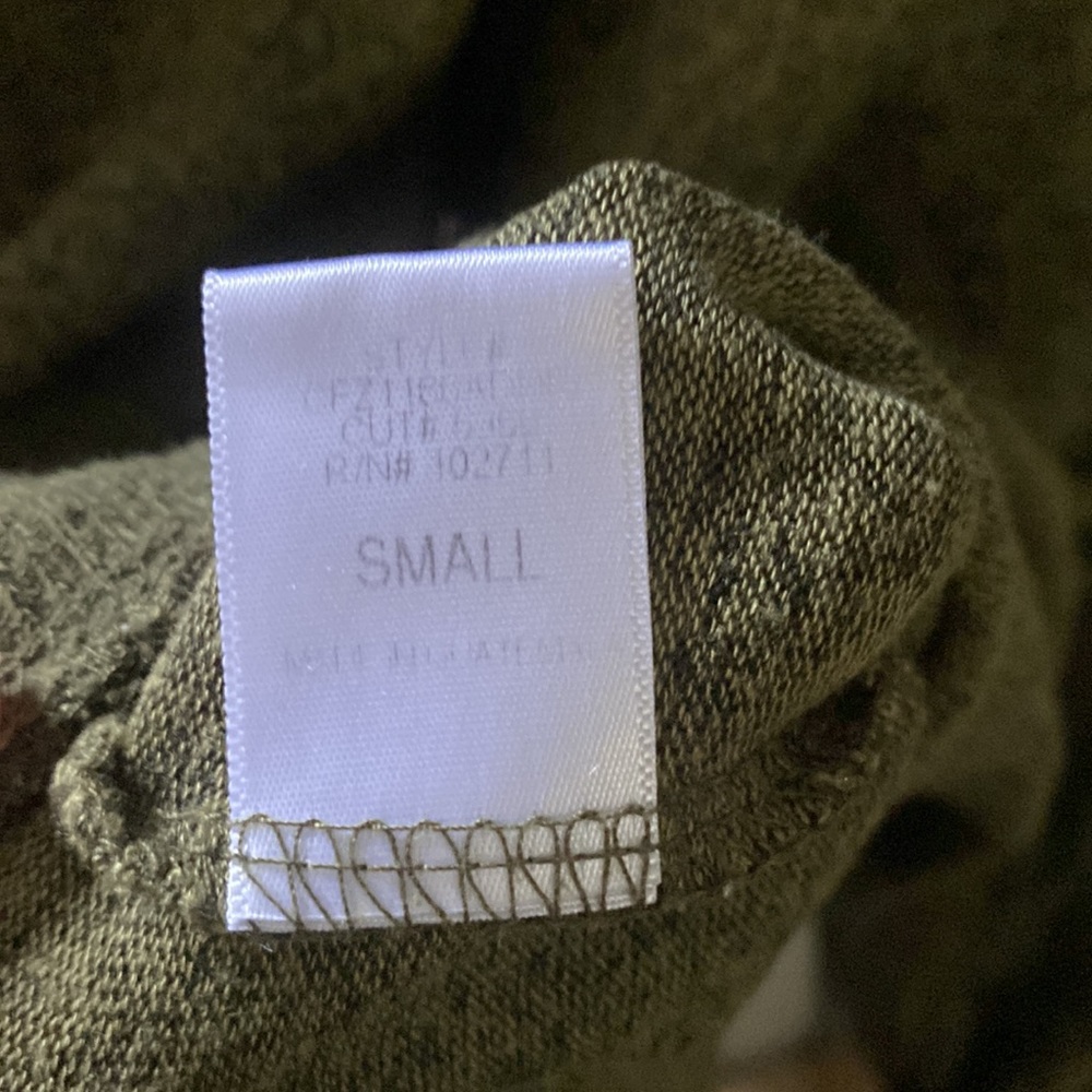 Lightweight Green Hooded Pullover Sweatshirt - image 4